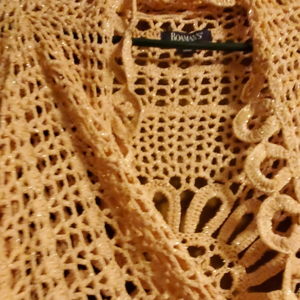 18/20 pink glittery cardigan New with out tags - Picture 2 of 3